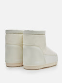MOON BOOT No Lace Rubber Χαμηλές Λευκές Μπότες