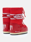 MOON BOOT Icon Nylon Κόκκινες Μπότες