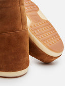 MOON BOOT No Lace Tan Suede Καφέ Χαμηλές Μπότες