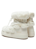 MOON BOOT LTrack Tube Faux-Fur Boots White