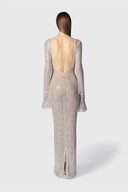 TWENTY FOURHAITCH New Texas Μακρύ Φόρεμα Champagne