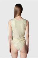 TWENTY FOURHAITCH New Urano Κορμάκι Κίτρινο-Ασημί