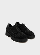NOA HARMON Sugar Μαύρα Loafers Με Τρουκς