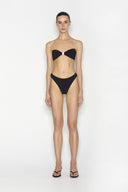 NADIA RAPTI Reef Bikini Black Swimwear