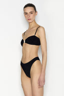 NADIA RAPTI Reef Bikini Black Swimwear