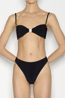 NADIA RAPTI Reef Bikini Black Swimwear