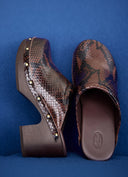 SCHOLL Pescura Robin 70 Plain Python Mules