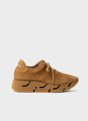 PALOMA BARCELÓ Pia Suede Cuoio Sneakers