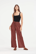 ONE SEASON Palazzo Monogram Coral Παντελόνι