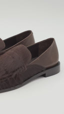 PALOMA BARCELÓ Blance Pony Moka Loafers