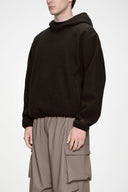 RAINS Fleece Hoodie Bark Φούτερ
