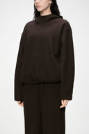 RAINS Fleece Hoodie Bark Φούτερ