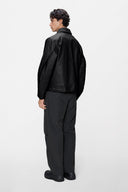 RAINS Heavy Woven Overshirt Black Jacket