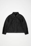 RAINS Heavy Woven Overshirt Black Jacket