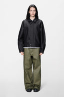 RAINS Heavy Woven Overshirt Black Jacket