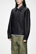 RAINS Heavy Woven Overshirt Black Jacket