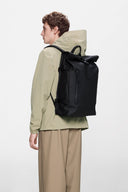 RAINS Rolltop Rucksack Large W3 Μαύρο Σακίδιο