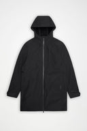 RAINS Suva Softshell Long Black Jacket