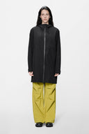 RAINS Suva Softshell Long Black Jacket