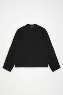 RAINS Waffle Long Sleeve Black Μπλούζα