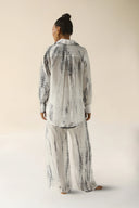 FARA BOUTIQUE Ash Tie Dye Μεταξωτό Πουκάμισο