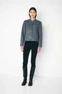 ICHI Ihgilaza Boucle Grey Jacket
