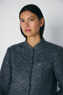ICHI Ihgilaza Boucle Grey Jacket